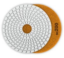 Алмазный гибкий шлифовальный круг АГШК 100 мм, №200, мокрое шлифование Зубр 29866-200
