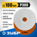 Алмазный гибкий шлифовальный круг АГШК 100 мм, №300, мокрое шлифование Зубр 29866-300