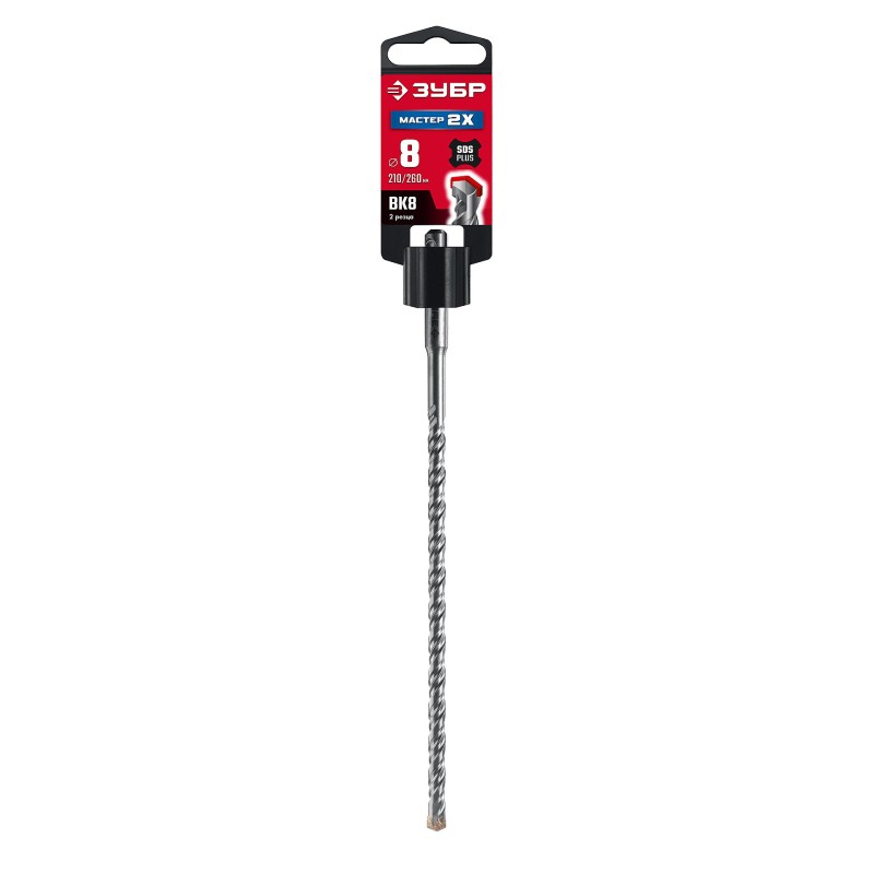Бур SDS-plus Мастер-2Х 8x260 мм Зубр 29315-260-08_z01 Бур SDS-plus Мастер-2Х 8x260 мм Зубр 29315-260-08_z01
