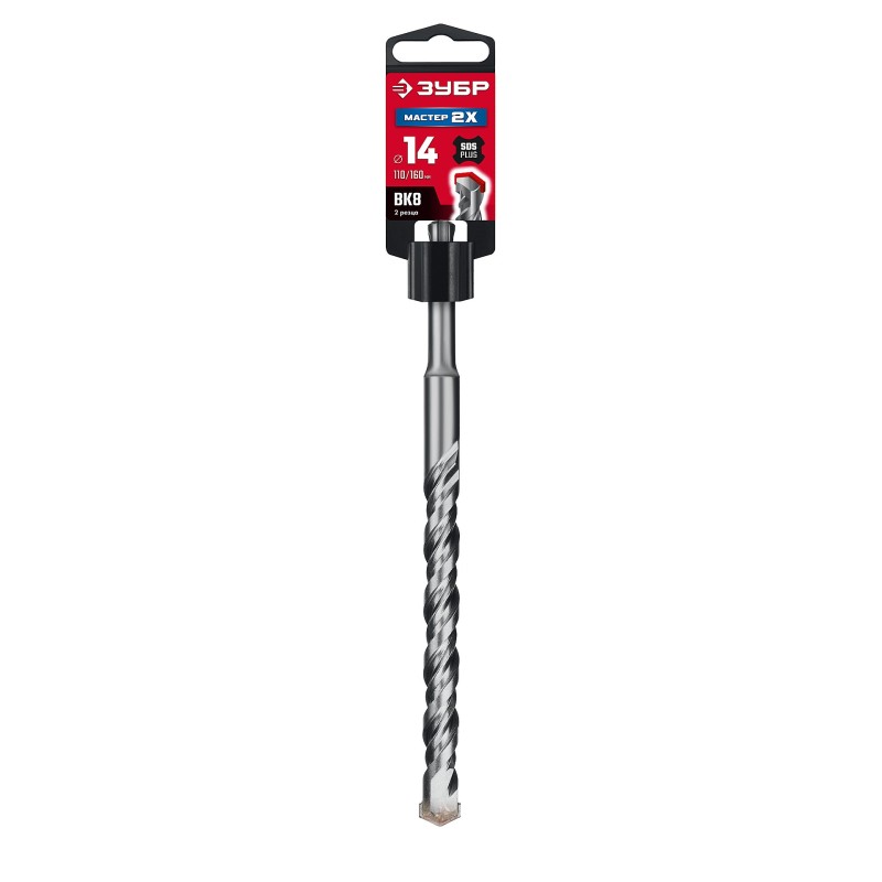 Бур SDS-plus Мастер-2Х 14x160 мм Зубр 29315-160-14_z01