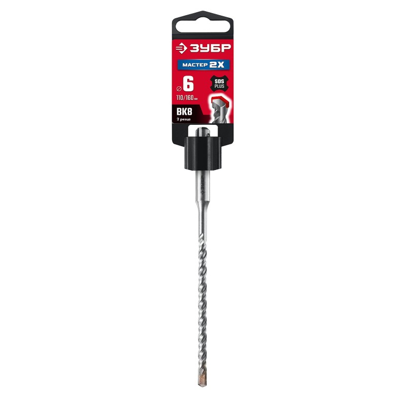 Бур SDS-Plus Мастер-2Х 6x160 мм Зубр 29315-160-06_z01