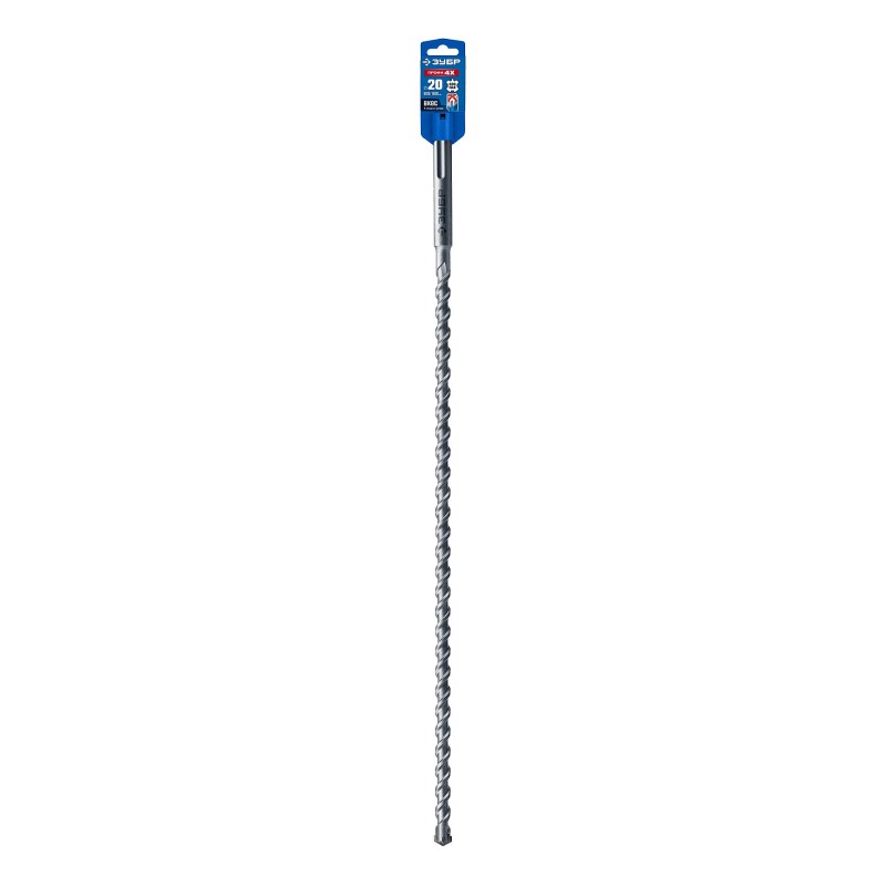Бур SDS-max ПРОФИ-4Х 20x880/1000 мм Зубр 29350-880-20_z03