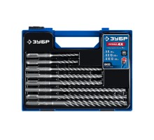 Буры SDS-plus ПРОФИ-4Х 8шт набор №1 Зубр 29313-H8-1