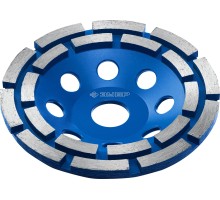 Двухрядная алмазная шлифовальная чашка d 125 мм Зубр 33372-125_z01
