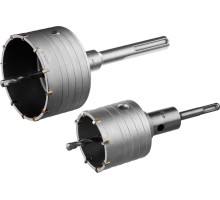 Набор коронок по бетону с оснасткой d 68, 100 мм, Alu кейс Зубр 29185-H2-2