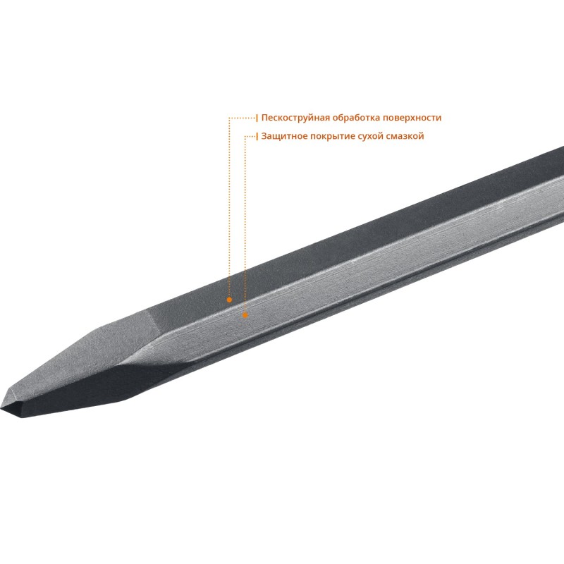 Пикообразное зубило БУРАН 400 мм SDS-Plus Зубр 29361-00-400_z01