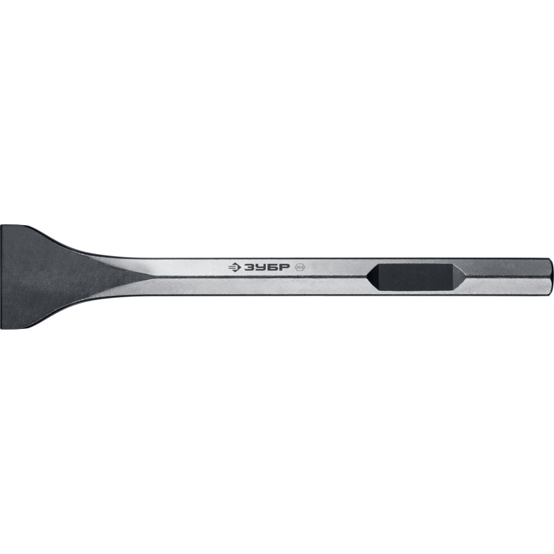 Лопаточное зубило БУРАН 80x400 мм HEX 28 Зубр 29380-80-400