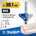 Фреза кромочная калевочная №3 38.1x17.5 мм, радиус 6.3 мм Зубр 28704-38.1