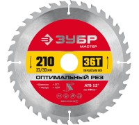 Диск пильный по дереву Оптимальный рез 200x32/30 мм, 36T Зубр 36912-210-32-36_z01