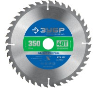 Диск пильный по дереву Быстрорез 350x50 мм, 40Т Зубр 36901-350-50-40_z01