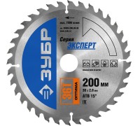 Диск пильный по дереву Оптима 200x30 мм, 36Т Зубр 36903-200-30-36