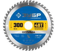 Диск пильный по дереву Оптима 300x50 мм, 48Т Зубр 36903-300-50-48_z01