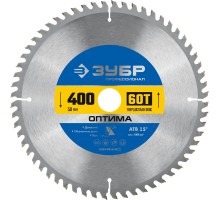 Диск пильный по дереву Оптима 400x50 мм, 60Т Зубр 36903-400-50-60_z01