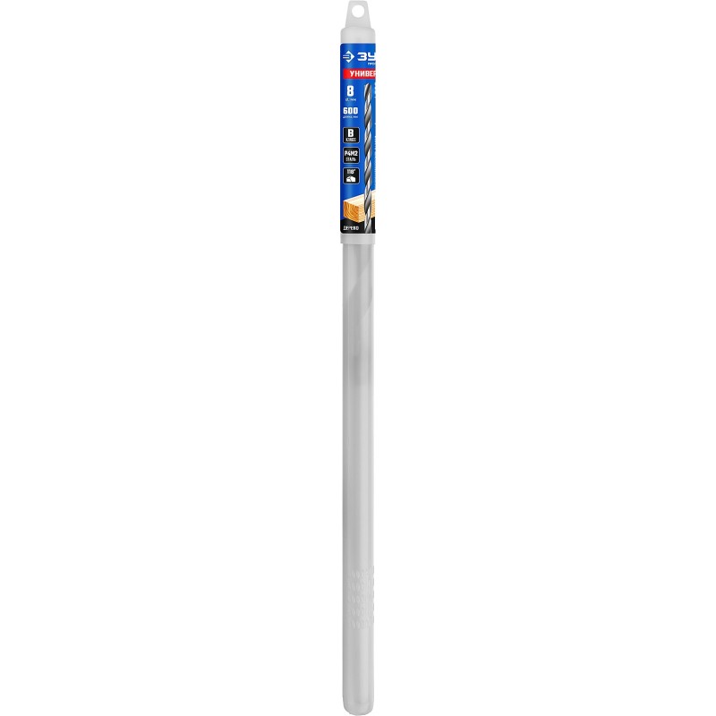 Сверло опалубочное Hex 1/4″ EXPERT 8x600 мм Зубр 29390-600-08_z02 Сверло опалубочное Hex 1/4″ EXPERT 8x600 мм Зубр 29390-600-08_z02