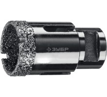 Вакуумная алмазная коронка АВК, d 32 мм (М14, 15 мм кромка) Зубр 29865-32