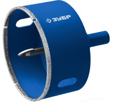 Алмазная коронка АГК, d 120 мм (центр. сверло, трехгр. хвост, Р60) Зубр 29850-120