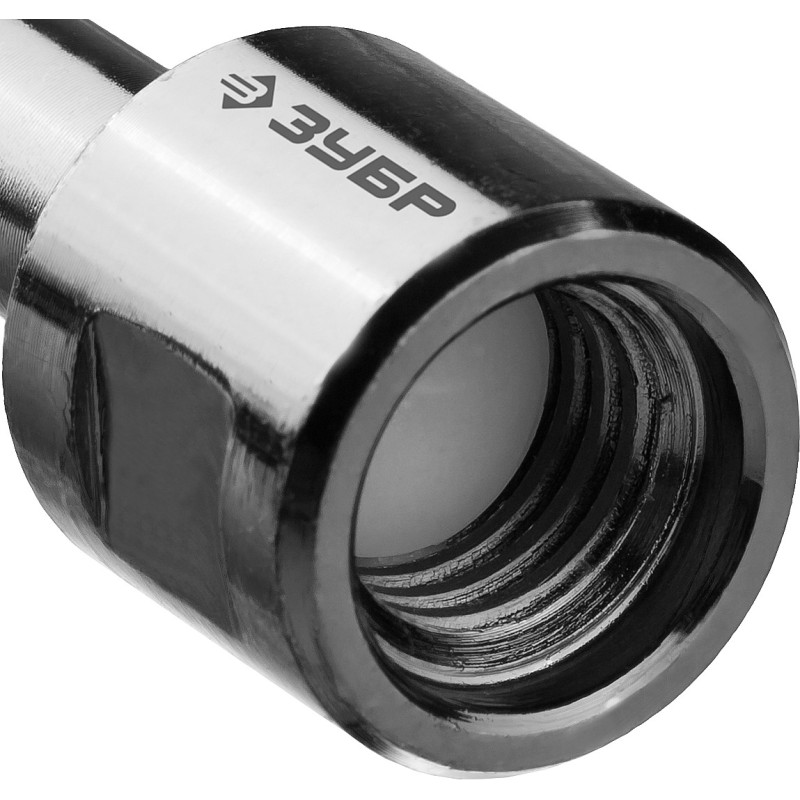 Вакуумная алмазная коронка АВК, d 8 мм (М14, 15 мм кромка) Зубр 29865-08-M14
