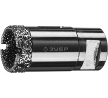 Вакуумная алмазная коронка АВК, d 29 мм (М14, 15 мм кромка) Зубр 29865-29