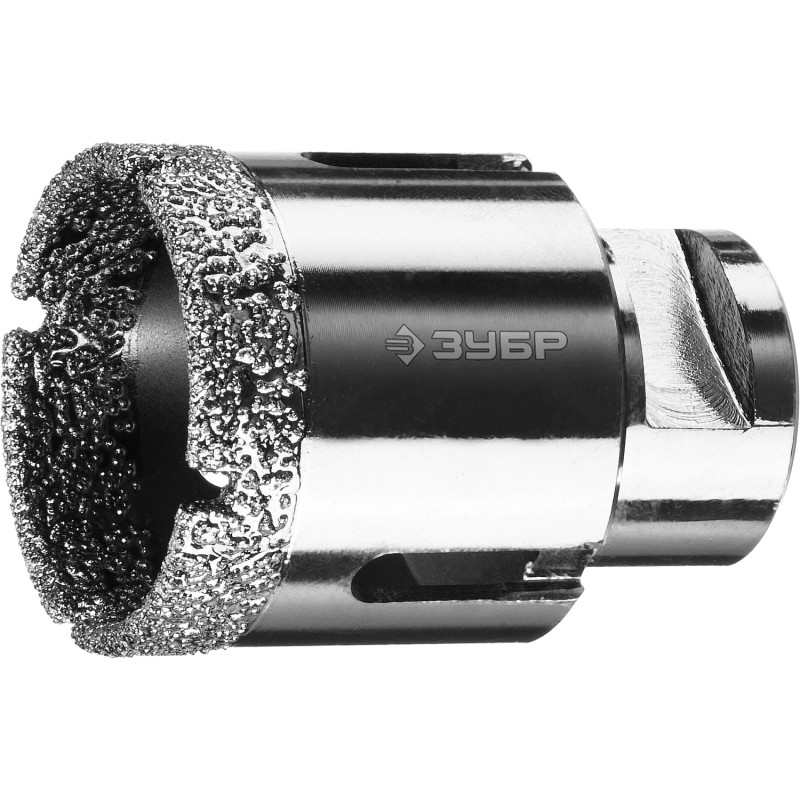 Вакуумная алмазная коронка АВК, d 44 мм (М14, 15 мм кромка) Зубр 29865-44
