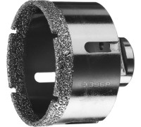 Вакуумная алмазная коронка АВК, d 73 мм (М14, 15 мм кромка) Зубр 29865-73