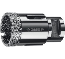 Вакуумная алмазная коронка АВК, d 35 мм (М14, 15 мм кромка) Зубр 29865-35