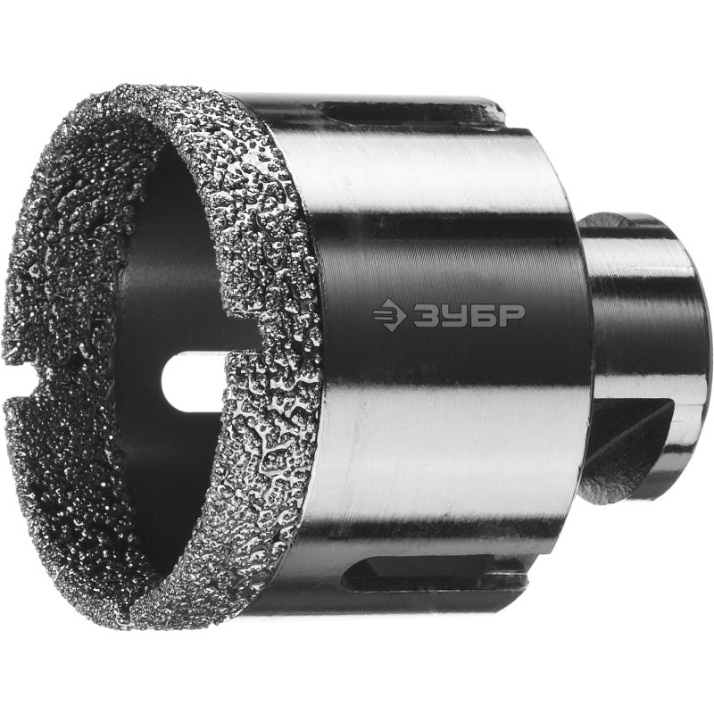 Вакуумная алмазная коронка АВК, d 54 мм (М14, 15 мм кромка) Зубр 29865-54