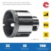 Вакуумная алмазная коронка АВК, d 55 мм (М14, 15 мм кромка) Зубр 29865-55