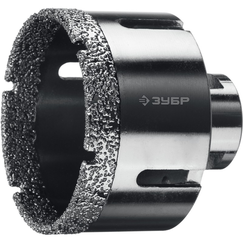 Вакуумная алмазная коронка АВК, d 65 мм (М14, 15 мм кромка) Зубр 29865-65