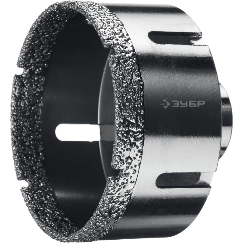 Вакуумная алмазная коронка АВК, d 80 мм (М14, 15 мм кромка) Зубр 29865-80