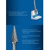 Твердосплавная борфреза 12х25 мм, тип M (конус с острым углом 25°), хв-к 6 мм Зубр 28811-12-25