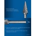 Твердосплавная борфреза 12х25 мм, тип M (конус с острым углом 25°), хв-к 6 мм Зубр 28811-12-25