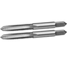 Комплект ручных метчиков М6x1.0 мм сталь 9ХС Зубр 4-28006-06-1.0-H2