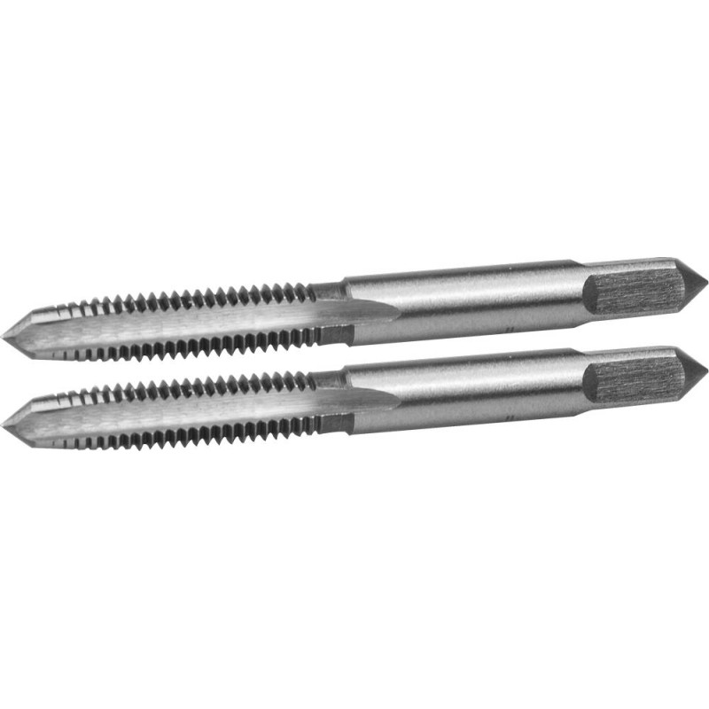 Комплект ручных метчиков М6x1.0 мм сталь 9ХС Зубр 4-28006-06-1.0-H2 Комплект ручных метчиков М6x1.0 мм сталь 9ХС Зубр 4-28006-06-1.0-H2