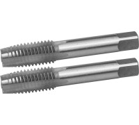 Комплект ручных метчиков М12x1.5 мм сталь 9ХС Зубр 4-28006-12-1.5-H2
