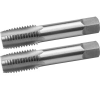 Комплект ручных метчиков М16x1.5 мм сталь 9ХС Зубр 4-28006-16-1.5-H2