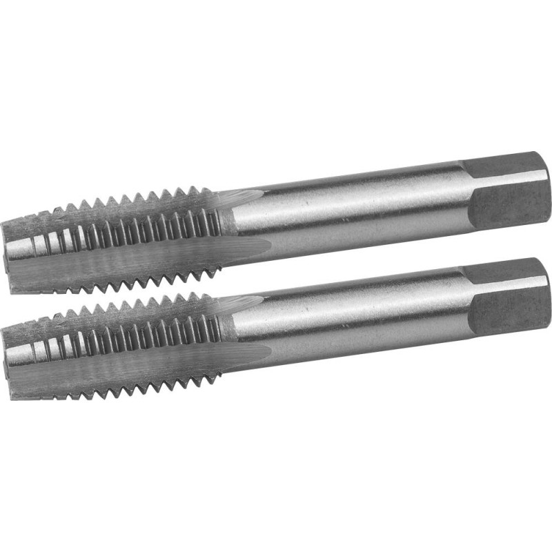 Комплект ручных метчиков М12x1.5 мм сталь 9ХС Зубр 4-28006-12-1.5-H2