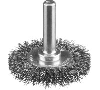 Щетка дисковая для дрели 38 мм, витая, стальная проволока 0.3 мм Зубр 35198-038_z02
