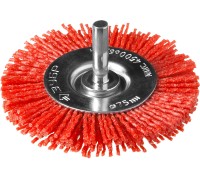 Щетка дисковая для дрели 75 мм, нейлоновая проволока Зубр 35161-075_z02