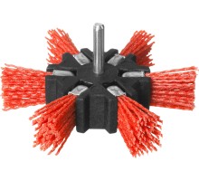 Щетка дисковая для дрели 100 мм, нейлоновая проволока Зубр 35163-100_z02