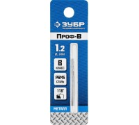 Сверло по металлу ПРОФ-В, 1.2x38 мм сталь Р6М5, класс В Зубр 29621-1.2