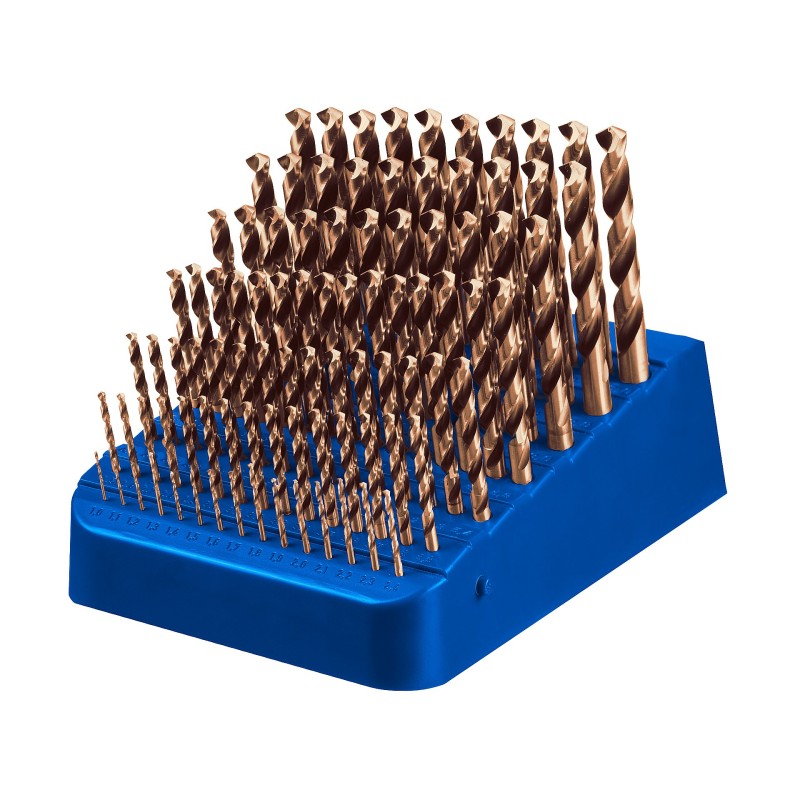 Набор сверл по металлу КОБАЛЬТ 91 шт. (1-10/0,1 мм), сталь Р6М5К5, класс А, пласт.бокс Зубр 29626-H91