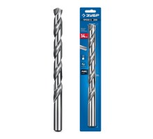 Длинное сверло по металлу класс А ПРОФ-А 300 (14х300 мм, Р6М5) Зубр 29624-14-300