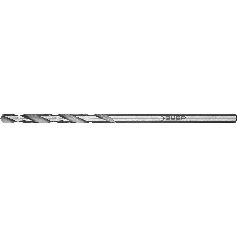 Сверло по металлу ПРОФ-В, 1.5x40 мм сталь Р6М5, класс В Зубр 29621-1.5