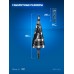 Сверло ступенчатое BLACK FORCE 4-32 мм, 15 ступеней, винтовая проточка Зубр 29671-4-32-15