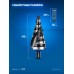 Сверло ступенчатое BLACK FORCE 6-38 мм, 12 ступеней, винтовая проточка Зубр 29671-6-38-12