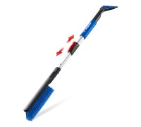 Телескопическая щетка от снега со скребком автомобильная 775-1000 мм Зубр 61066