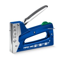 Стальной рессорный степлер Профи-140, скобы тип 140, гвозди тип 300 Зубр 4-31573_z01