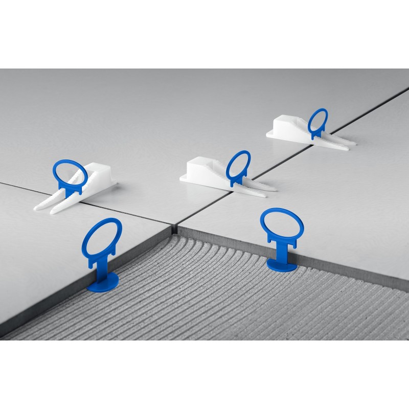 Система выравнивания плитки СВП КОЛЬЦО 1,0 мм, зажим, 500 шт. Зубр 33861-500_z01