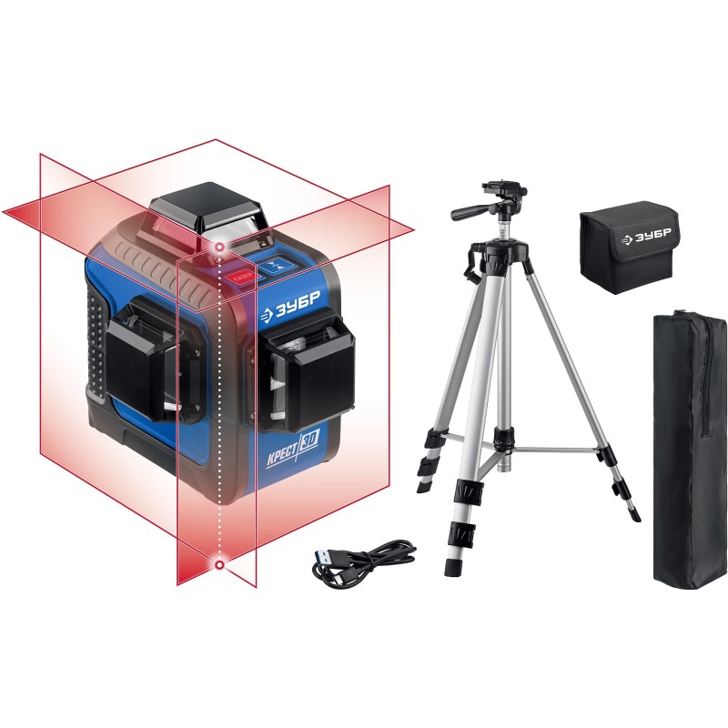 Нивелир лазерный 3х360° Крест-3D Зубр 34908-2_z01 Нивелир лазерный 3х360° Крест-3D Зубр 34908-2_z01