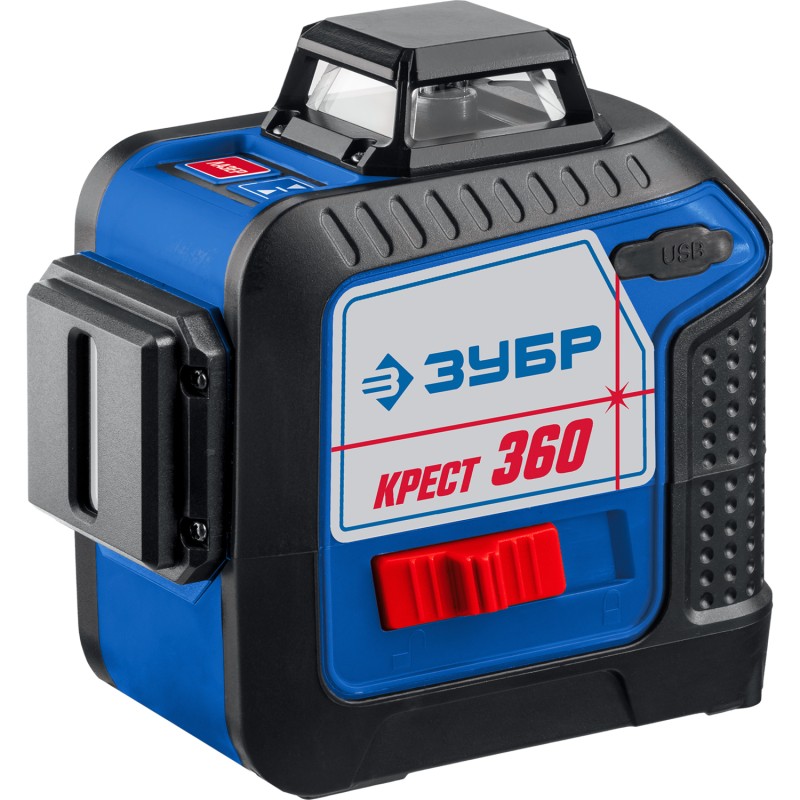 Лазерный нивелир Крест 360 №2, 20-70 м Зубр 34906-2_z01